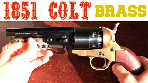 Pietta 1851 Brass Colt Navy Black Powder Review - YouTube