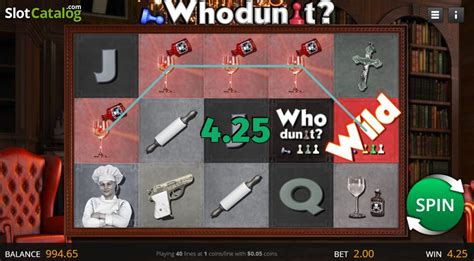 Whodunit? slot from Genii . Play for free or read our review.