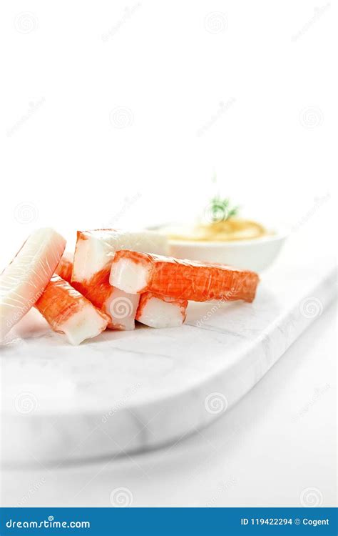 Surimi Fish Sticks stock photo. Image of meat, light - 119422294