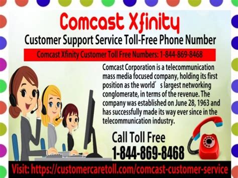 Comcast Xfinity Customer Support Service Toll-Free Phone Number