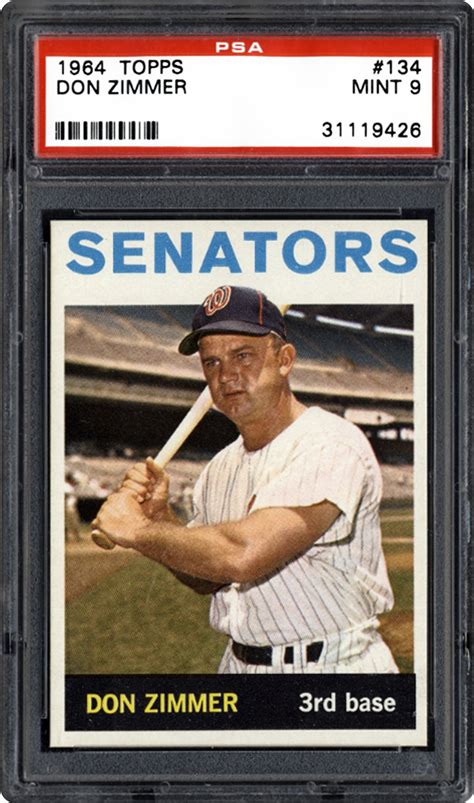 1964 Topps Don Zimmer | PSA CardFacts™