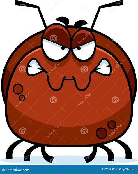 Angry Little Ant stock vector. Image of pest, illustration - 47089501