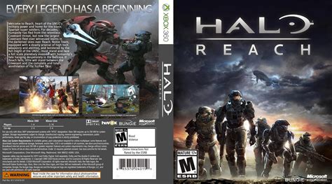 Halo Reach Cover for Xbox One Cases : xboxone