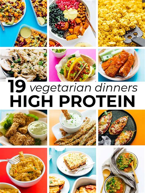 19 High Protein Vegetarian Meals You'll Drool Over | Live Eat Learn