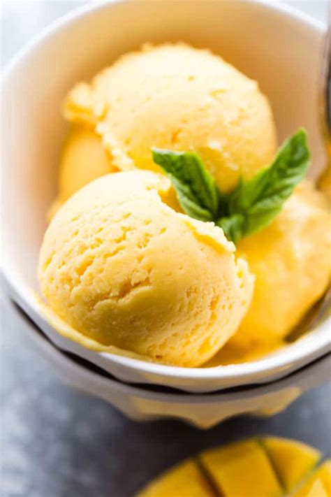 Mango Sorbet Recipe | Easy Mango Dessert Recipe