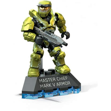 Mega Construx Halo Heroes Master Chief Micro Action Figure - Walmart.com - Walmart.com