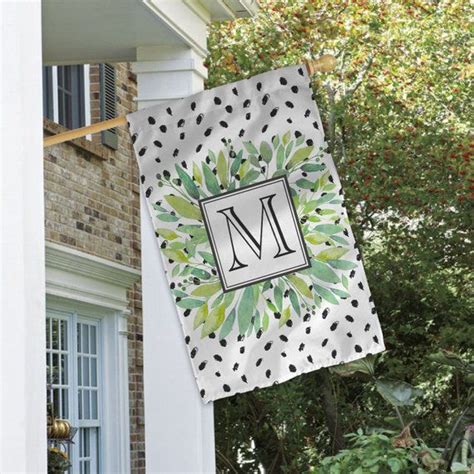 Monogram House Flag Modern House Flag Custom House Flag | Etsy ...