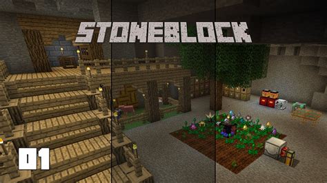 StoneBlock EP1 Inverted Skyblock - YouTube