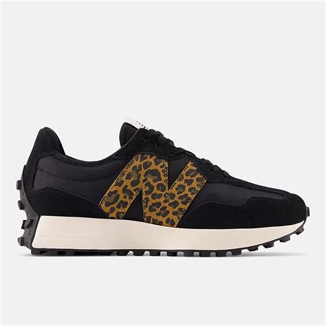 Womens New Balance 327 Black Leopard WS327RBL | More Sneakers