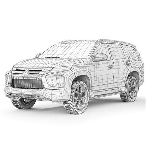 Mitsubishi Pajero Sport 2022 - 3D Model by podshyvalov