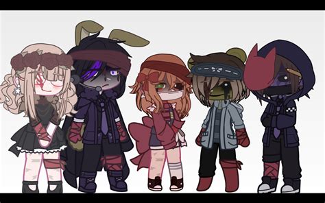 So, afton family designs I had made [Not canon designs] : r/GachaClub