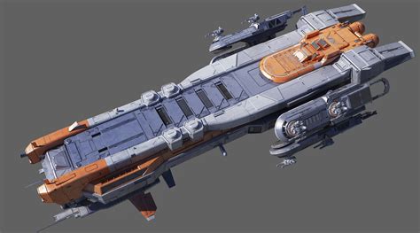 ArtStation - Battle Space Ship