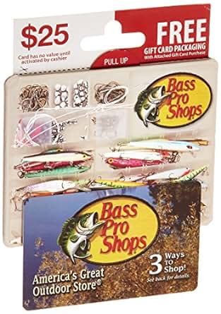 Bass Pro Shops $25 Gift Card - With Gift Card Holder: Amazon.com: Gift ...