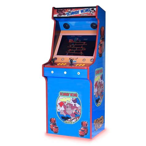 Donkey Kong Art Retro Upright Arcade Machine, 1300 Games, 100w Subwoofer, 24 inch screen ...