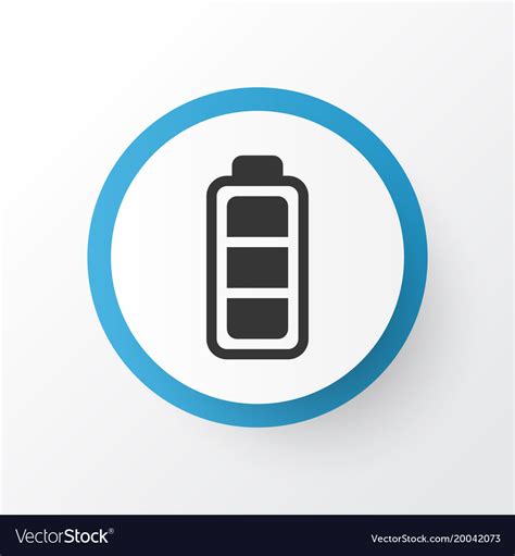 Battery indicator icon symbol premium quality Vector Image