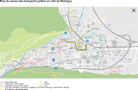 Transports publics - Pratique - Martigny Tourisme - Valais Suisse