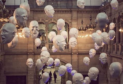 Floating heads | Floating head, Art world, Sculpture