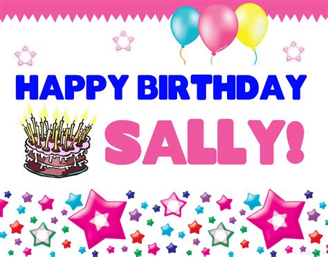 Happy Birthday Sally