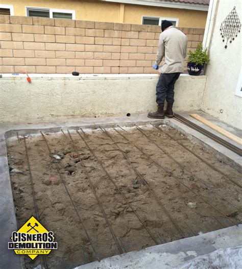 Orange County Demolition: Concrete Slab Installation