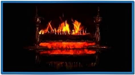 Yule log fire screensaver - Download free