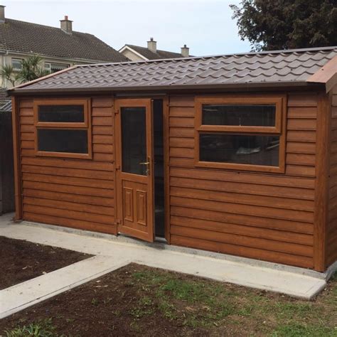 Wood Effect Steel Sheds for Sale in Ireland