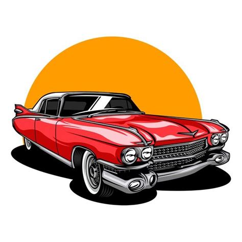 Vintage Classic Car Illustration in 2021 | Car illustration, Classic cars vintage, Art deco weekend