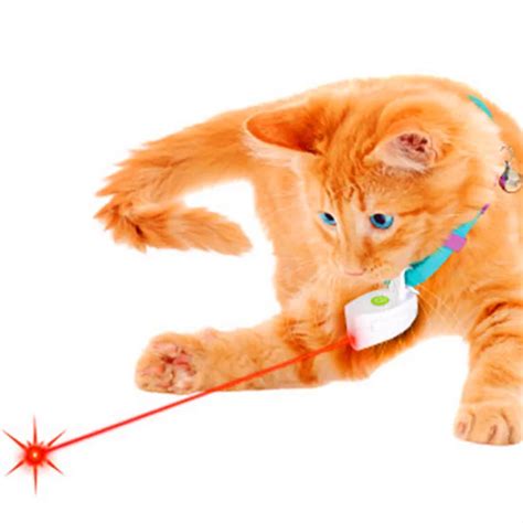 Mini Laser Toy For Cats Toy Light LED Dog Pet Laser Pointer Cat Toy LED Laser Cat Training Tool ...