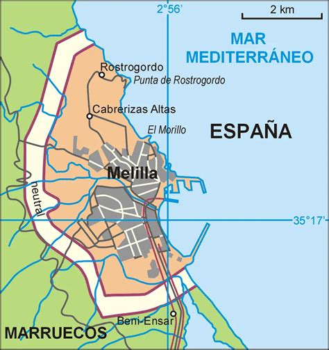 Melilla Es • Mapsof.net