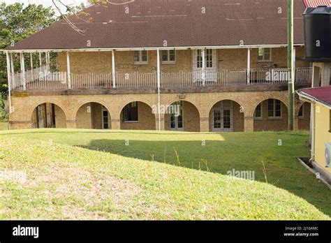 A part of the British barracks at Morn Fortune in Castries, Saint Lucia ...