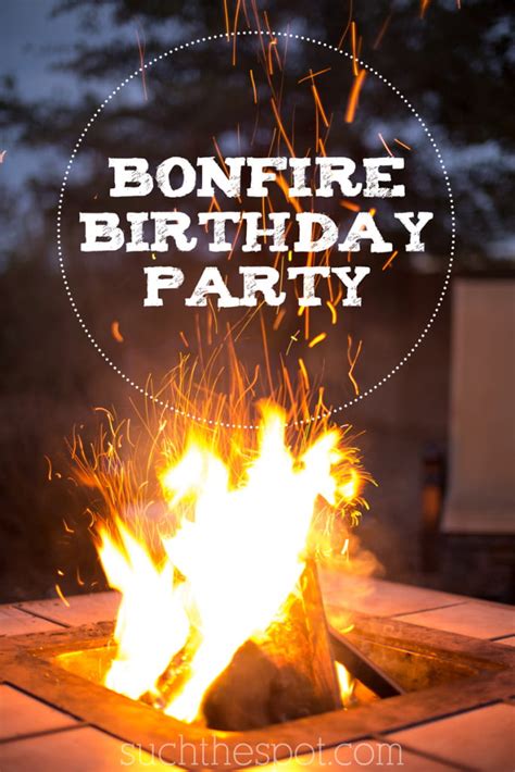 Bonfire Birthday Party Ideas for Food, Decorations and Fun