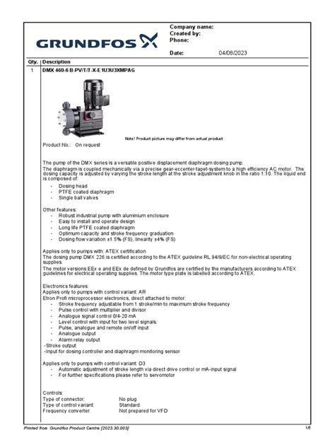 Grundfos | PDF | Valve | Pump