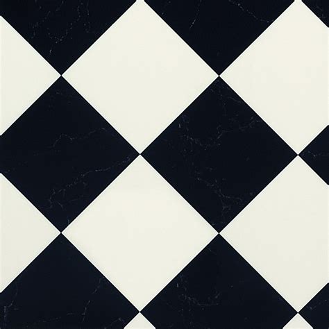 Pisa Black White Elite Tiles Rhinofloor Vinyl Flooring | Black and ...