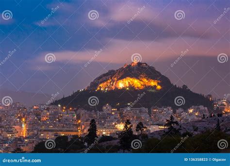 Mount Lycabettus in Athens, Greece Stock Image - Image of lycabettus ...