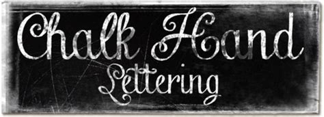 "Chalk Hand Lettering" font | Fonts Cafe