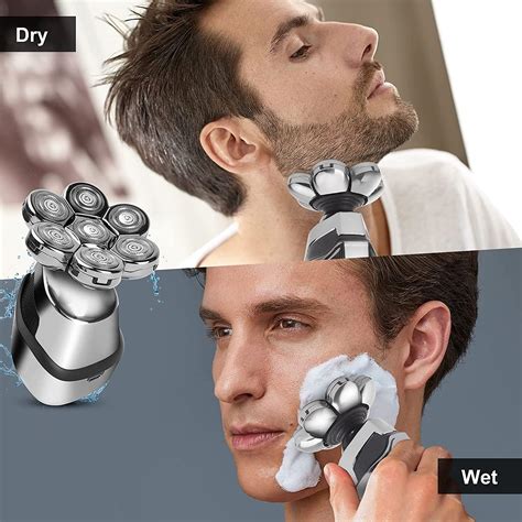 7D Electric Razor for Men and Women, Gift for Fathers Day, 5 in 1 Head Shavers for Bald Men ...