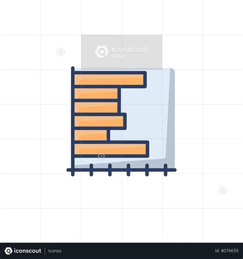 Horizontal Bar Graph Animated Icon download in JSON, LOTTIE or MP4 format