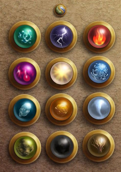 orbs Magia Elemental, Elemental Magic, Elemental Powers, Fantasy World ...