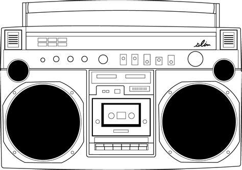 Boombox clipart printable, Boombox printable Transparent FREE for ...