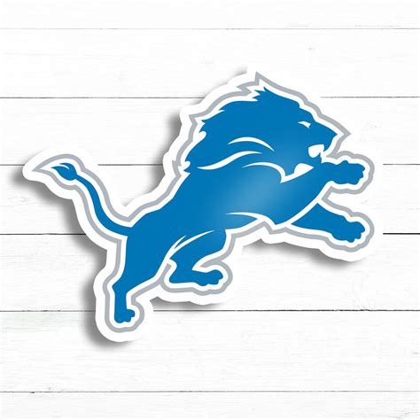 Detroit Lions Sticker | Waterproof Vinyl Decal | 3in – CustomStickers.com