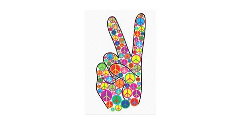 Cool Colorful Groovy Peace Signs | Zazzle