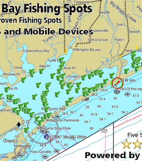 Baffin Bay Texas Fishing Spots - Texas Fishing Spots Maps for GPS