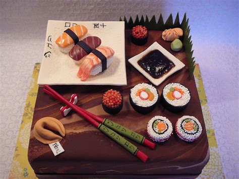 Sushi cake - This is something new. :) | Sushi cake, Sweet sushi, Novelty cakes