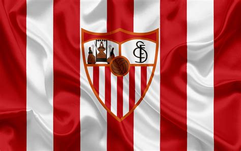 Download Emblem Soccer Logo Sevilla FC Sports HD Wallpaper