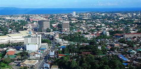 aerial view of Davao City | Davao city, Aerial view, City view