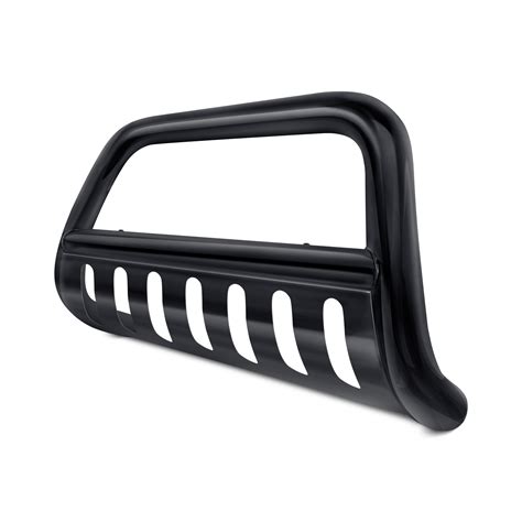 Rugged Ridge® 11564.02 - 3" Black Bull Bar with Skid Plate