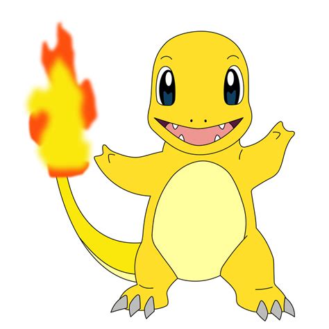 Shiny Charmander super happy by kol98 on DeviantArt