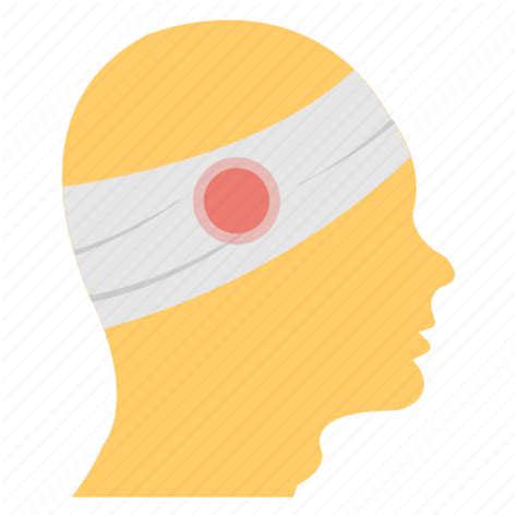 Brain surgery, head bandage, head injury, head trauma, treatment icon - Download on Iconfinder