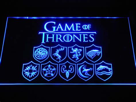 Game of Thrones Family Sigils LED Neon Sign | SafeSpecial