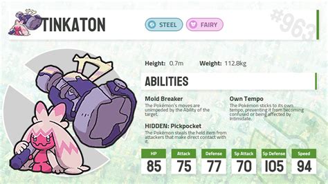 #963 Tinkaton - Pokecharms PokéDex