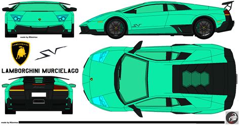 blueprint lamborghini aventador template Automotive blueprints ...